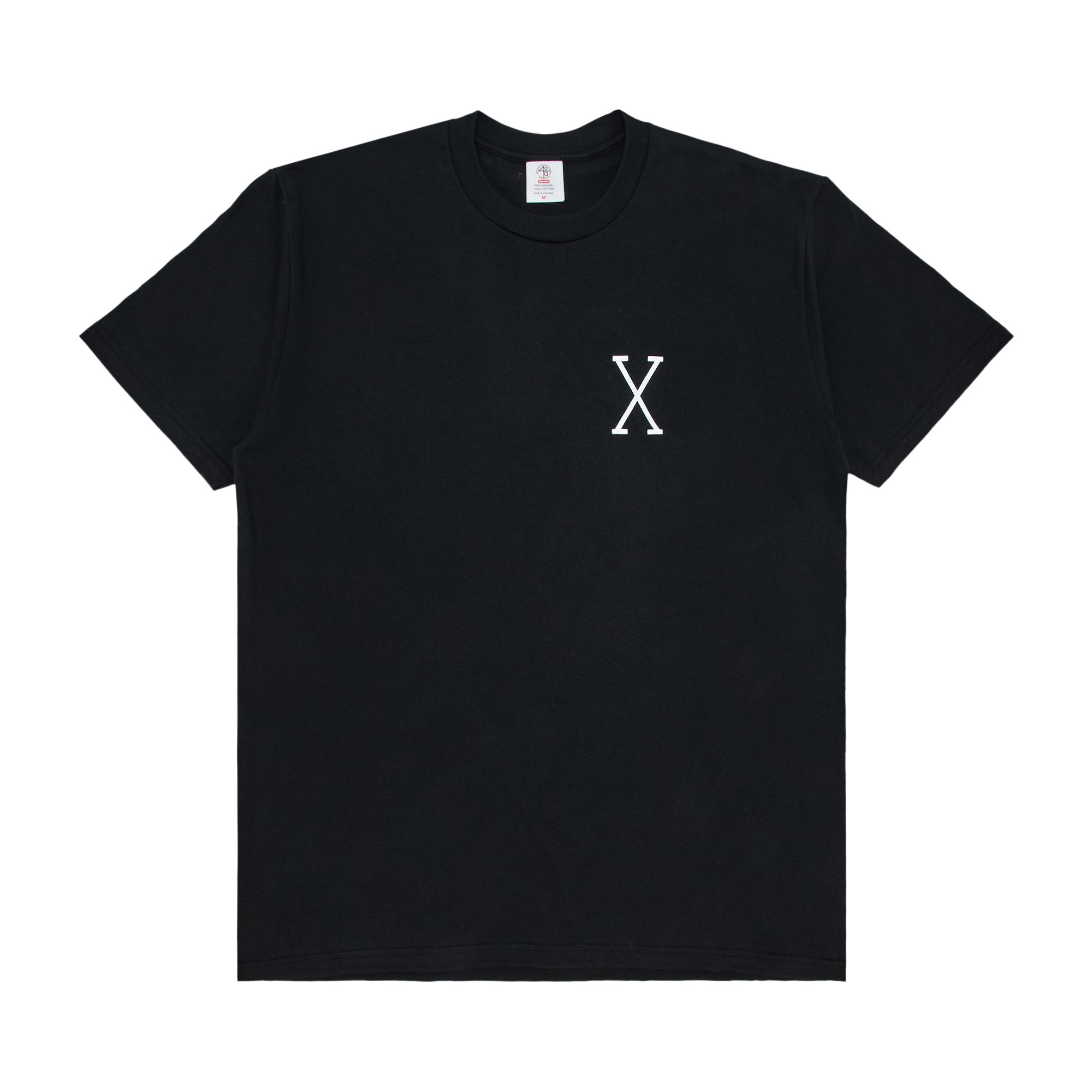 Pre-owned Supreme X 40 Acres Malcolm X Tee 'black' | Men's Size L