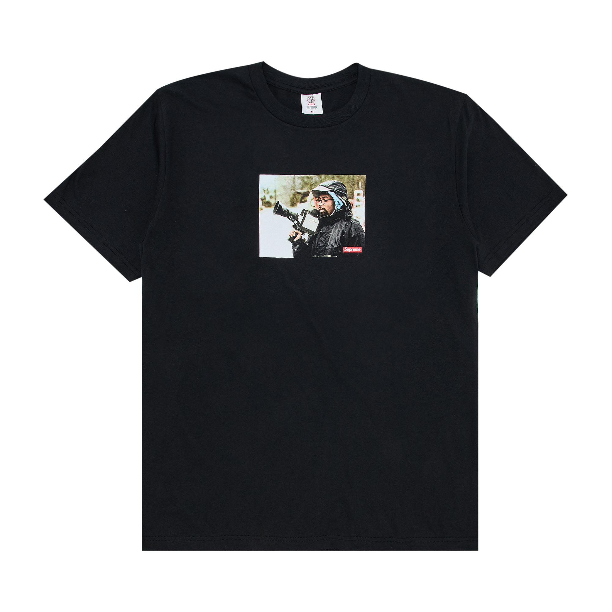 Pre-owned Supreme X 40 Acres Spike Tee 'black' | Men's Size Xxl