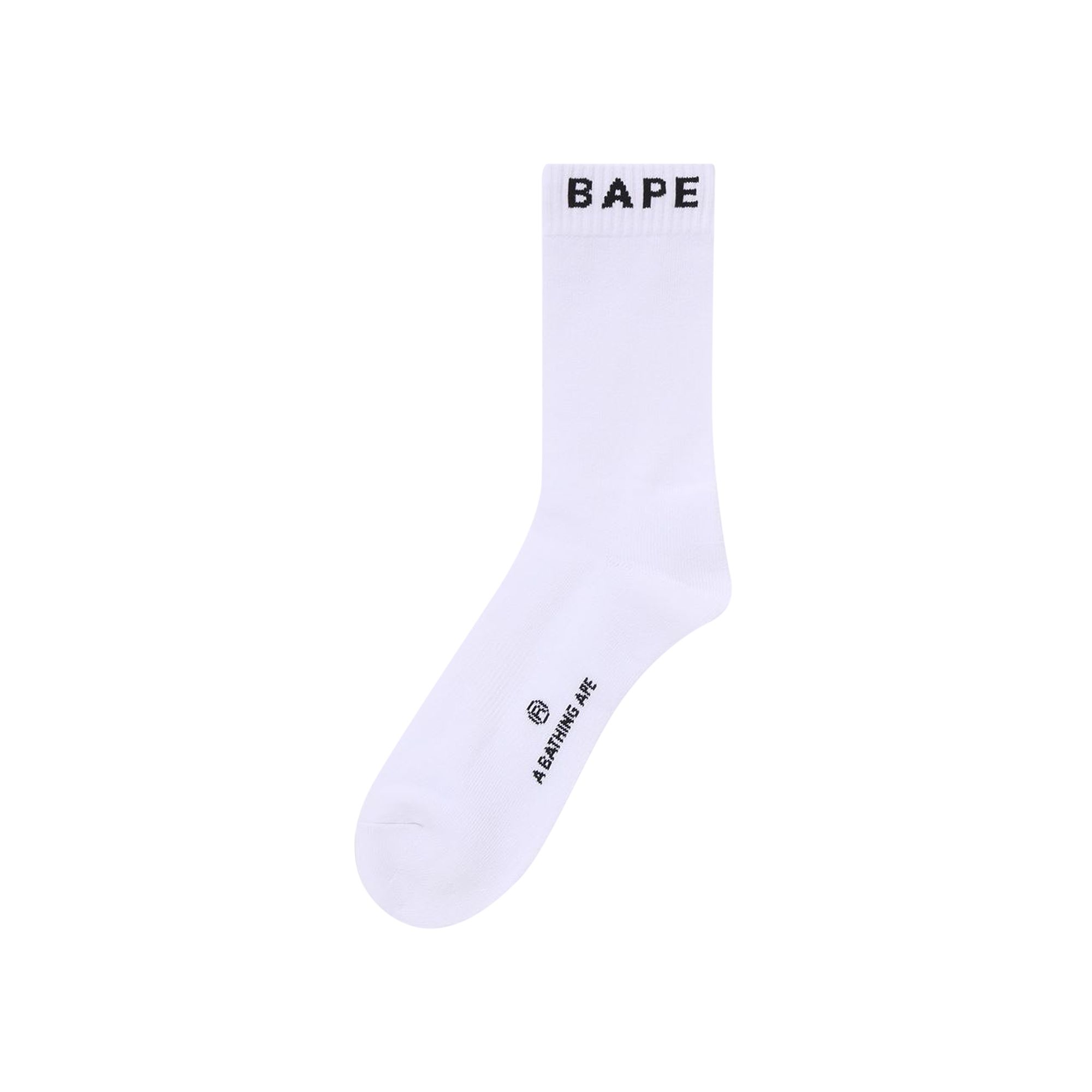 Pre-owned Bape Socks (3 Pack) 'white'