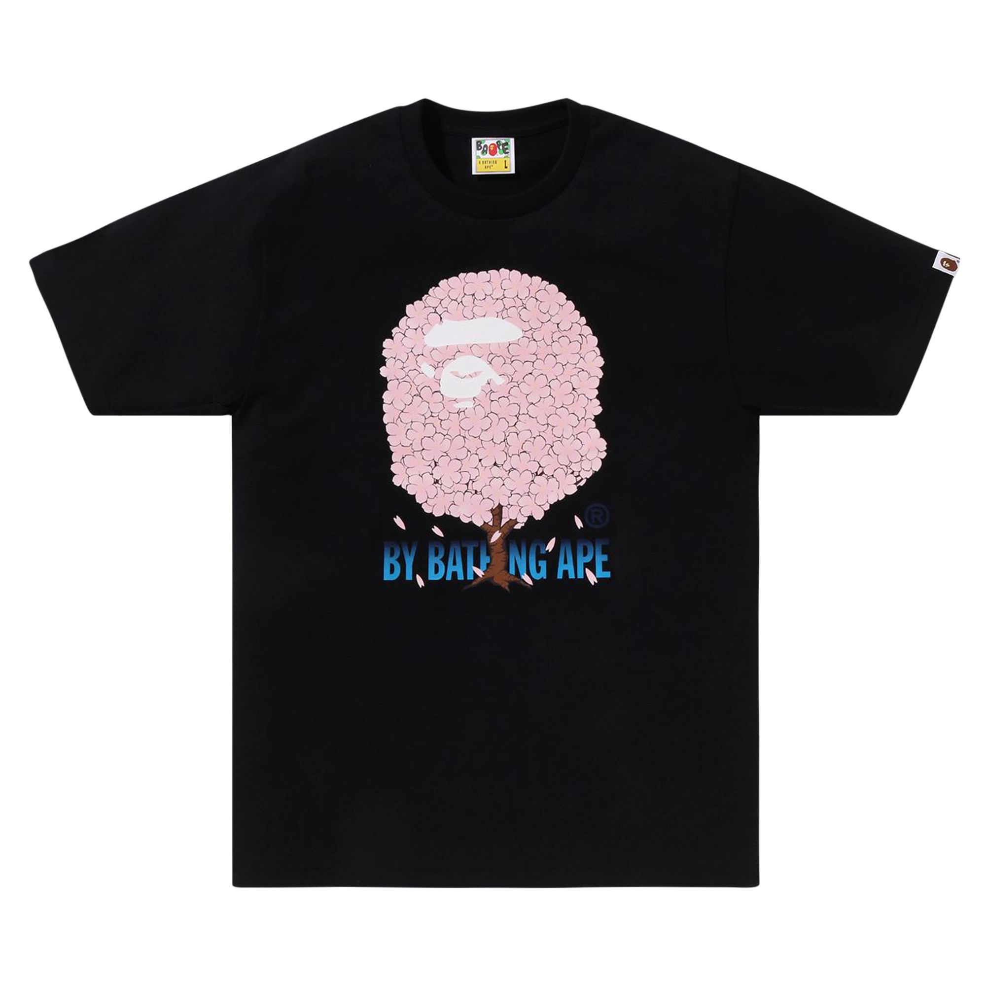 Pre-owned Bape Sakura By Bathing Ape Tee #1 'black' | Men's Size S