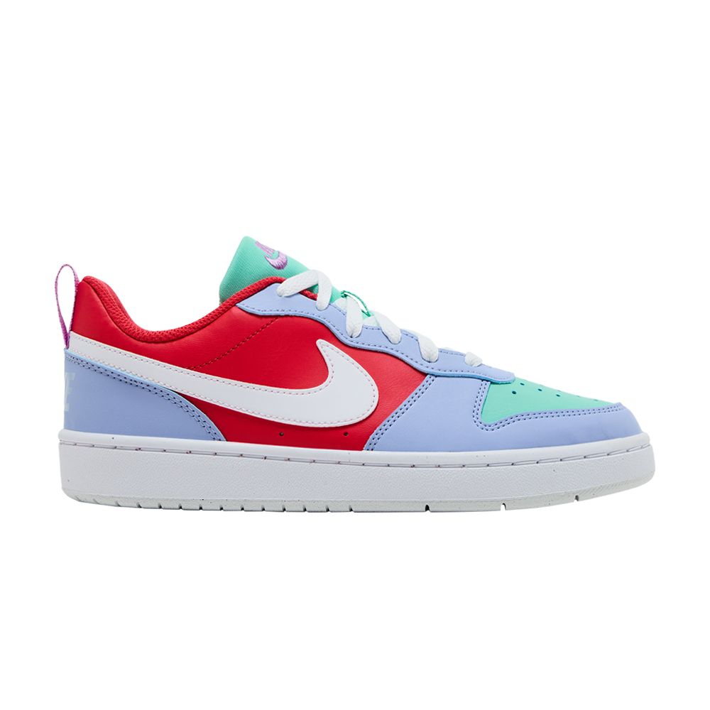 Pre-owned Nike Court Borough Low Recraft Gs 'cobalt Bliss Track Red' | Blue | Kid's Size 3.5