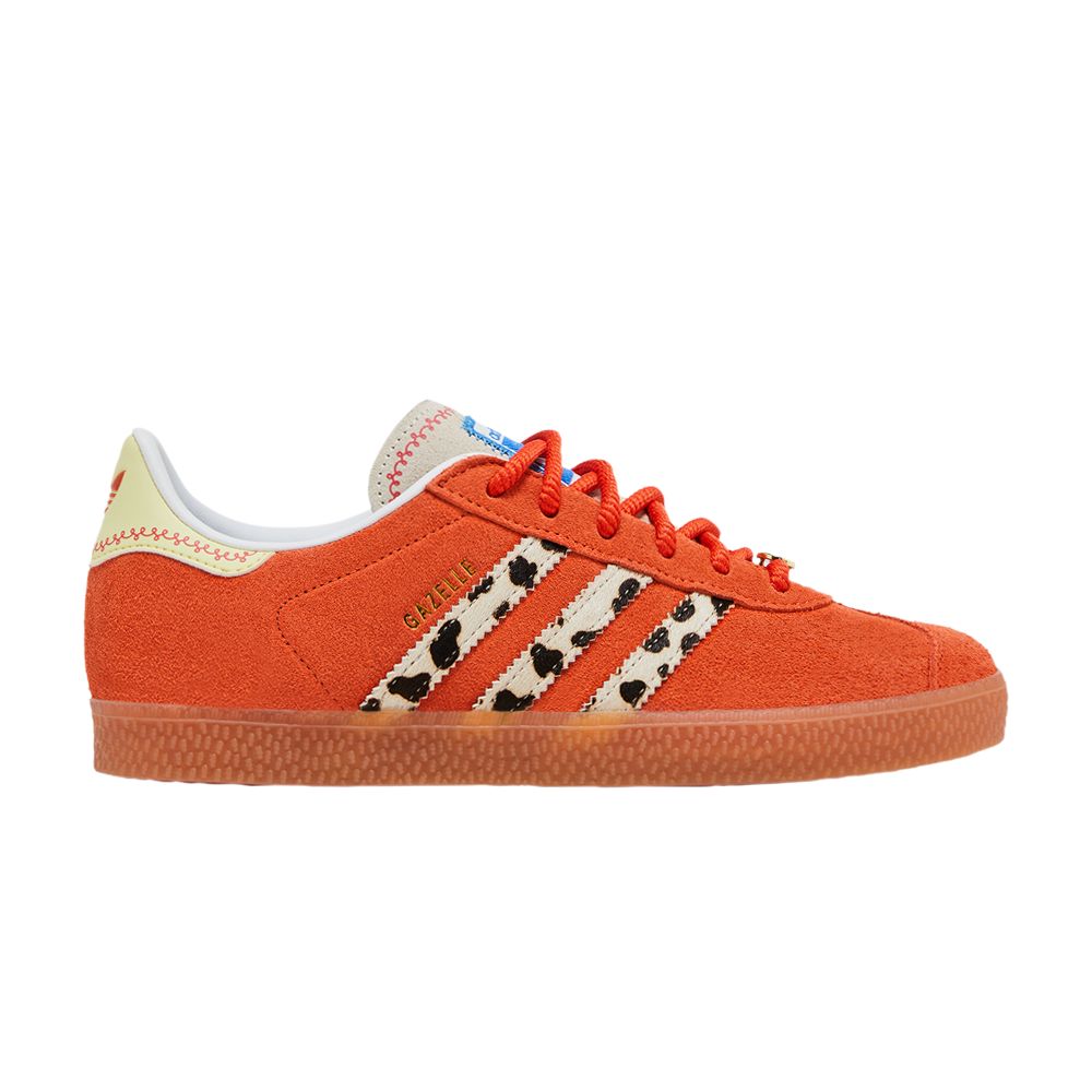 Pre-owned Adidas Originals Adidas Toy Story X Gazelle J 'jessie' | Orange | Kid's Size 6.5