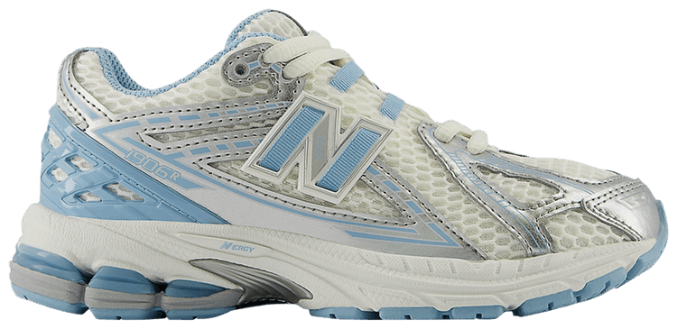New Balance 1906R Little Kid Wide Silver Metallic Chrome Blue