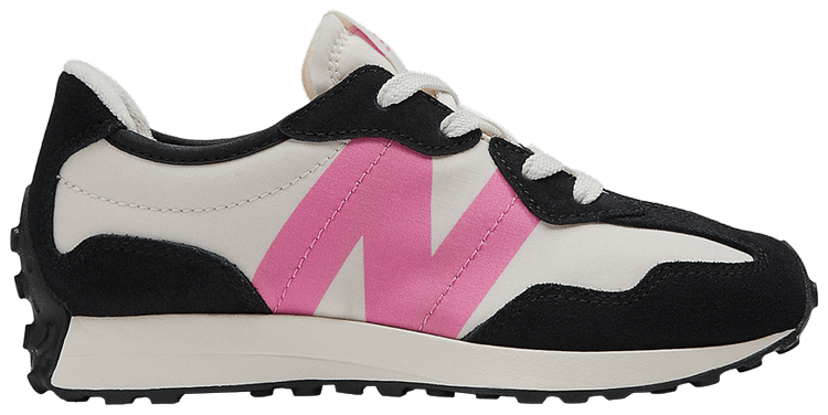 New Balance 327 Little Kid Wide Black Real Pink