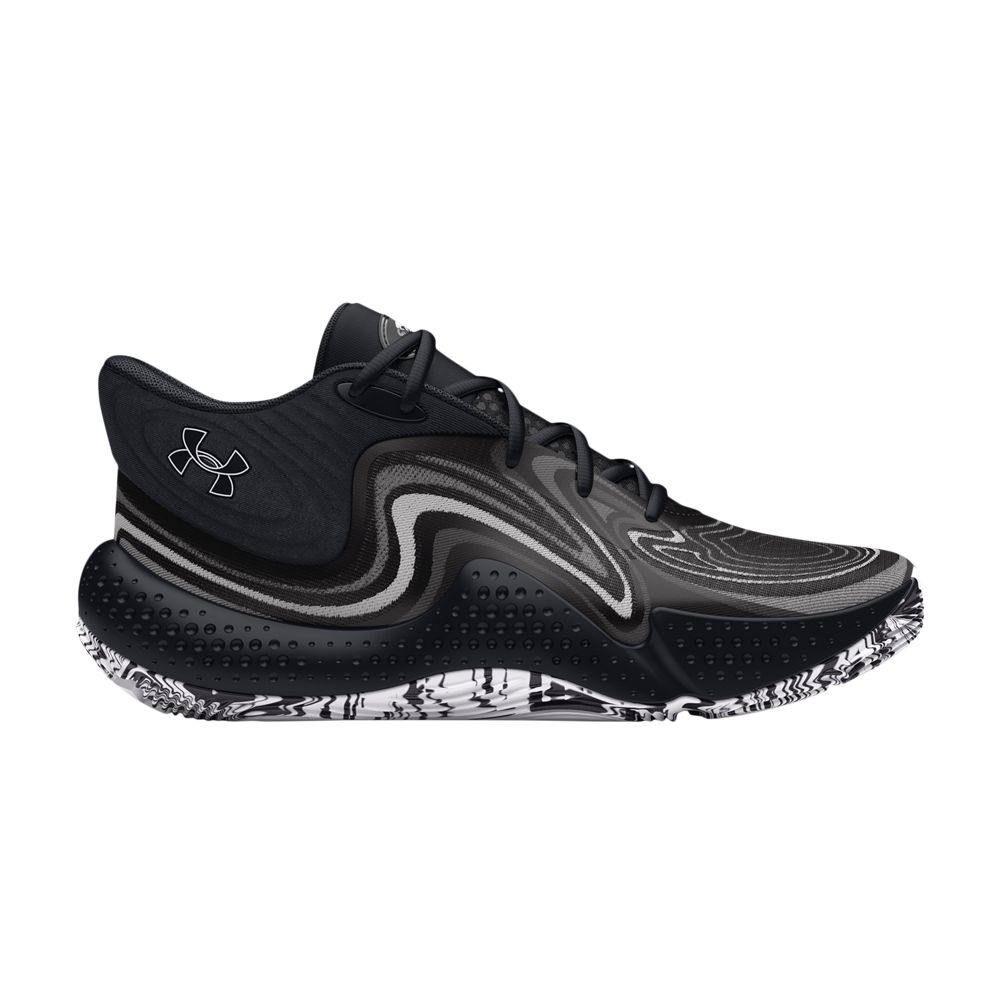Under Armour Spawn 6 Mid 'Black Distant Grey' | Men's Size 14 - 3027647-001