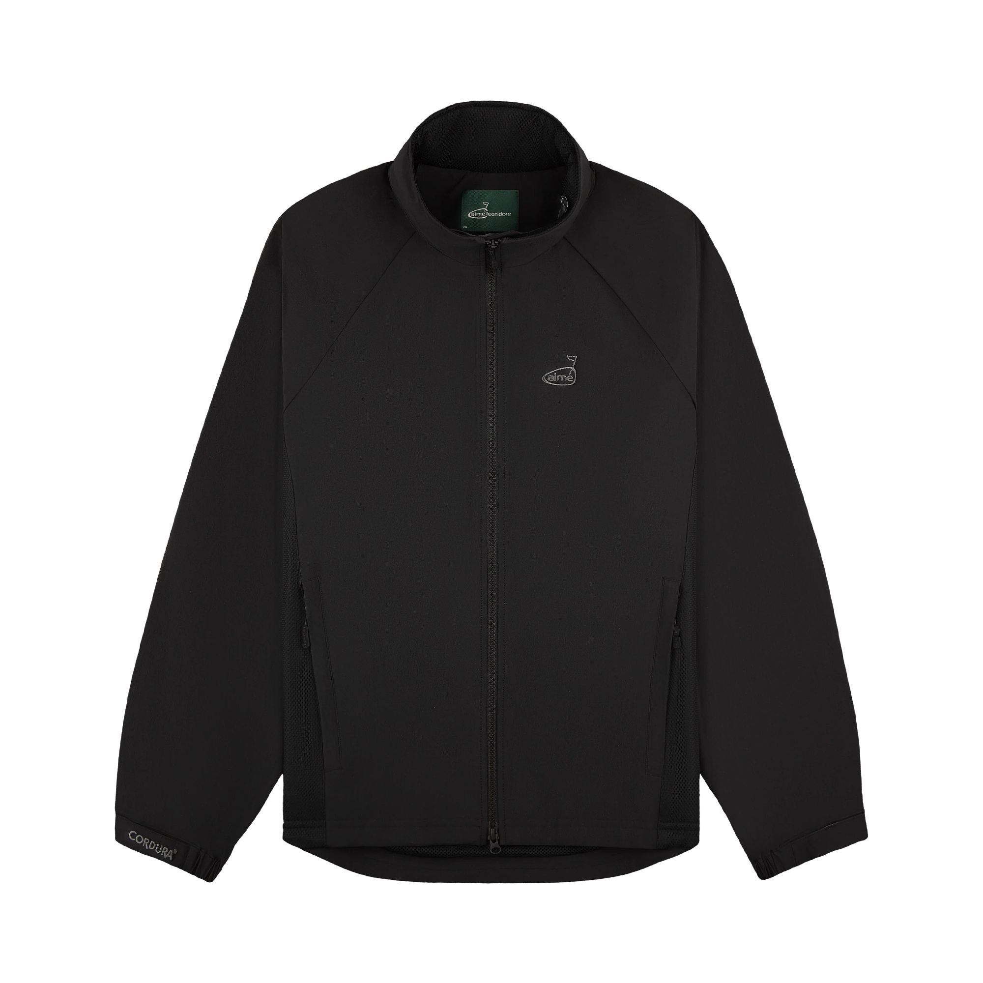 Pre-owned Aimé Leon Dore Golf Cordura Tips Jacket 'jet Black' | Men's Size Xl
