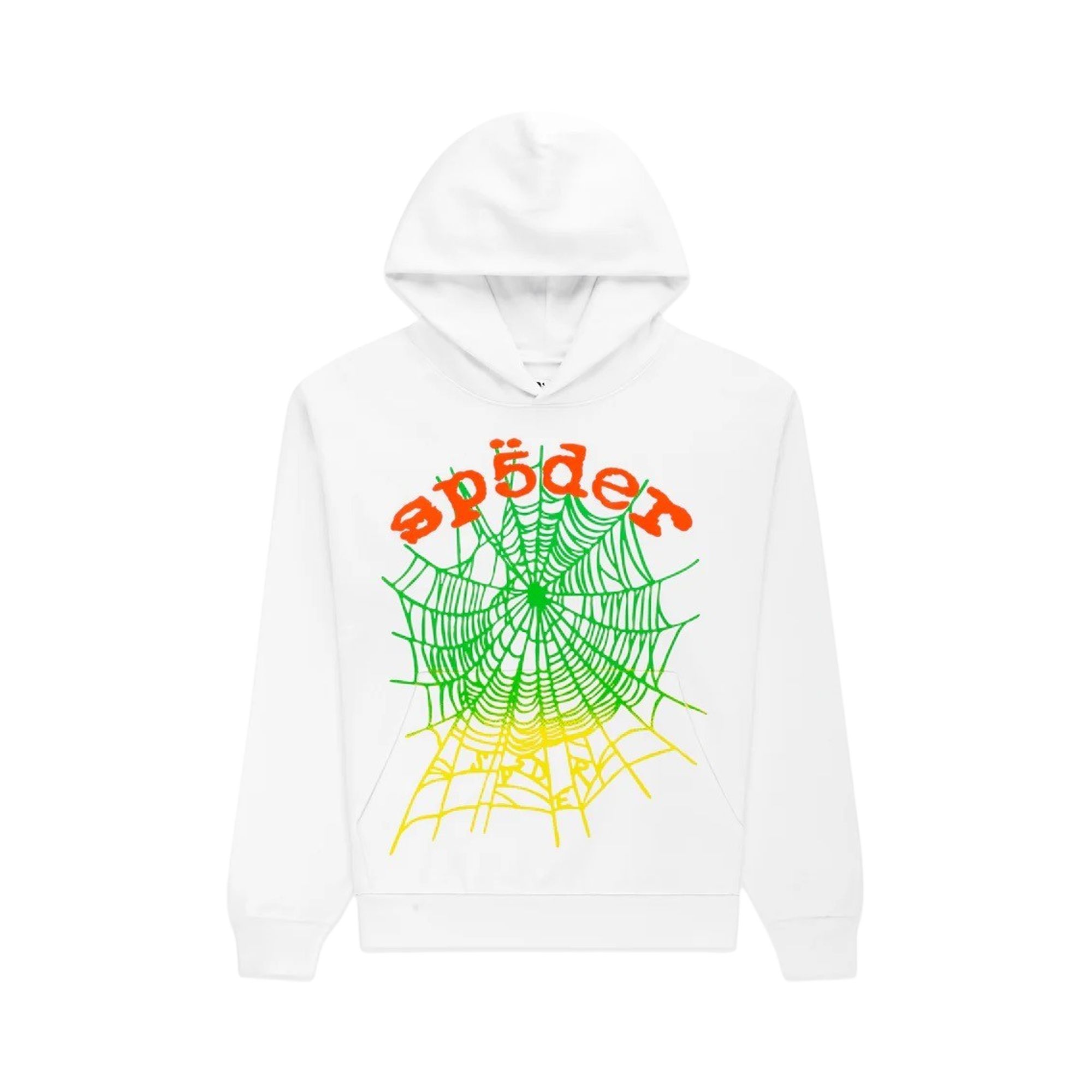 Pre-owned Sp5der Og Web V2 Gradient Hoodie 'white' | Men's Size M