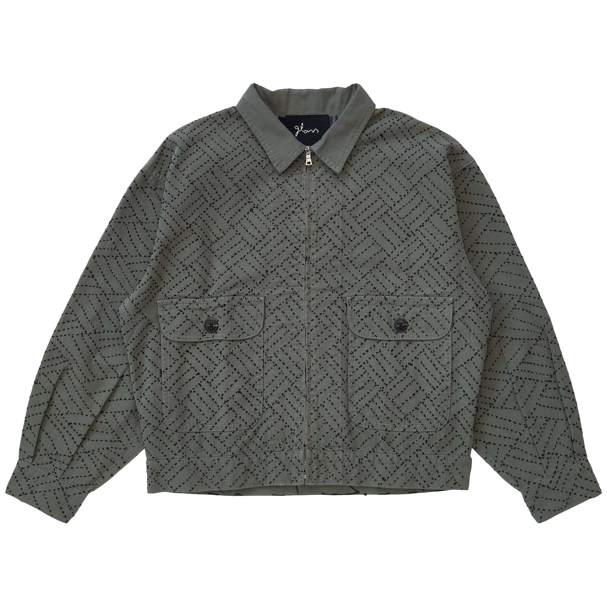 Pre-owned Glass Cypress Canvas Jacket 'dark Green' | Men's Size L