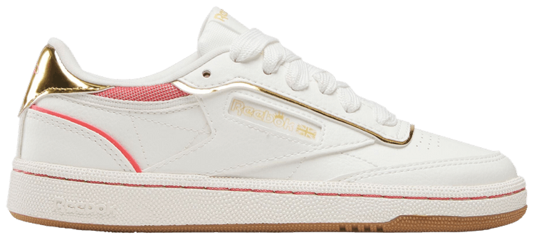 Angel Reese x Reebok Club C Big Kid Chalk Sunset Coral