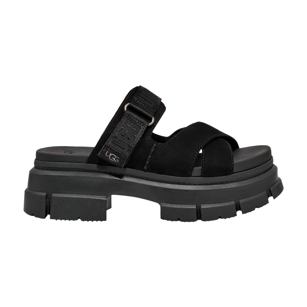 Pre-owned Ugg Wmns Ashton Slide 'black' | Women's Size 6