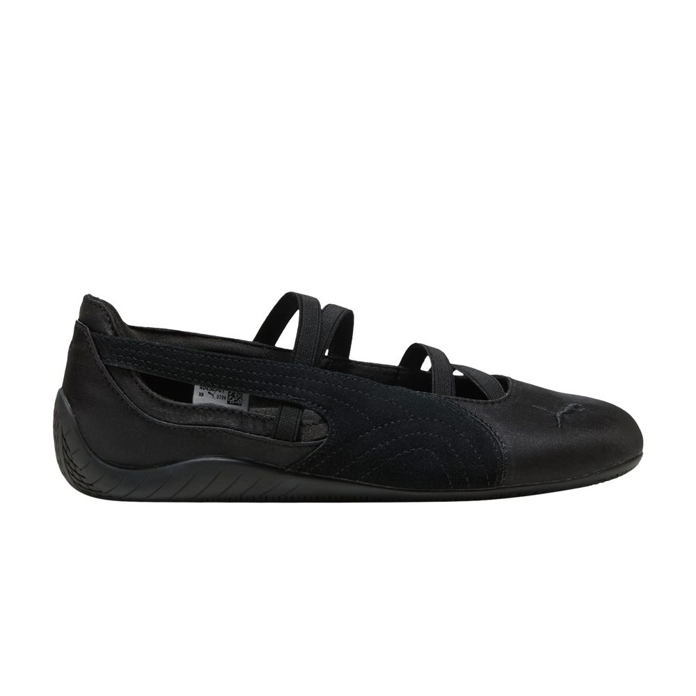 Pre-owned Puma Wmns Speedcat Ballet Satin 'black Cool Dark Grey' | Women's Size 10