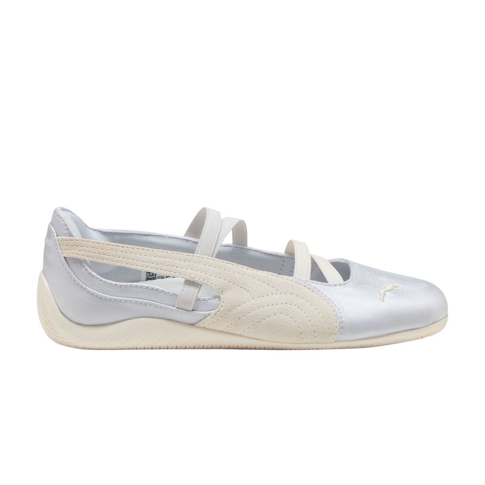 Pre-owned Puma Wmns Speedcat Ballet Satin 'silver Mist Warm White' | Women's Size 11