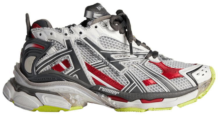 Buy Balenciaga Runner Sneaker 'Black White Red Fluo Yellow