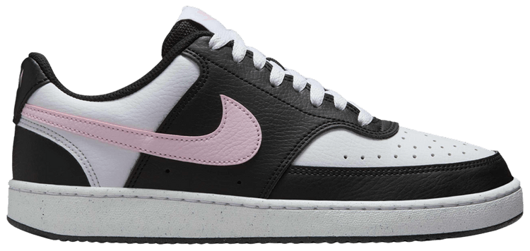 Nike Wmns Court Vision Low Next Nature Black White Pink Foam