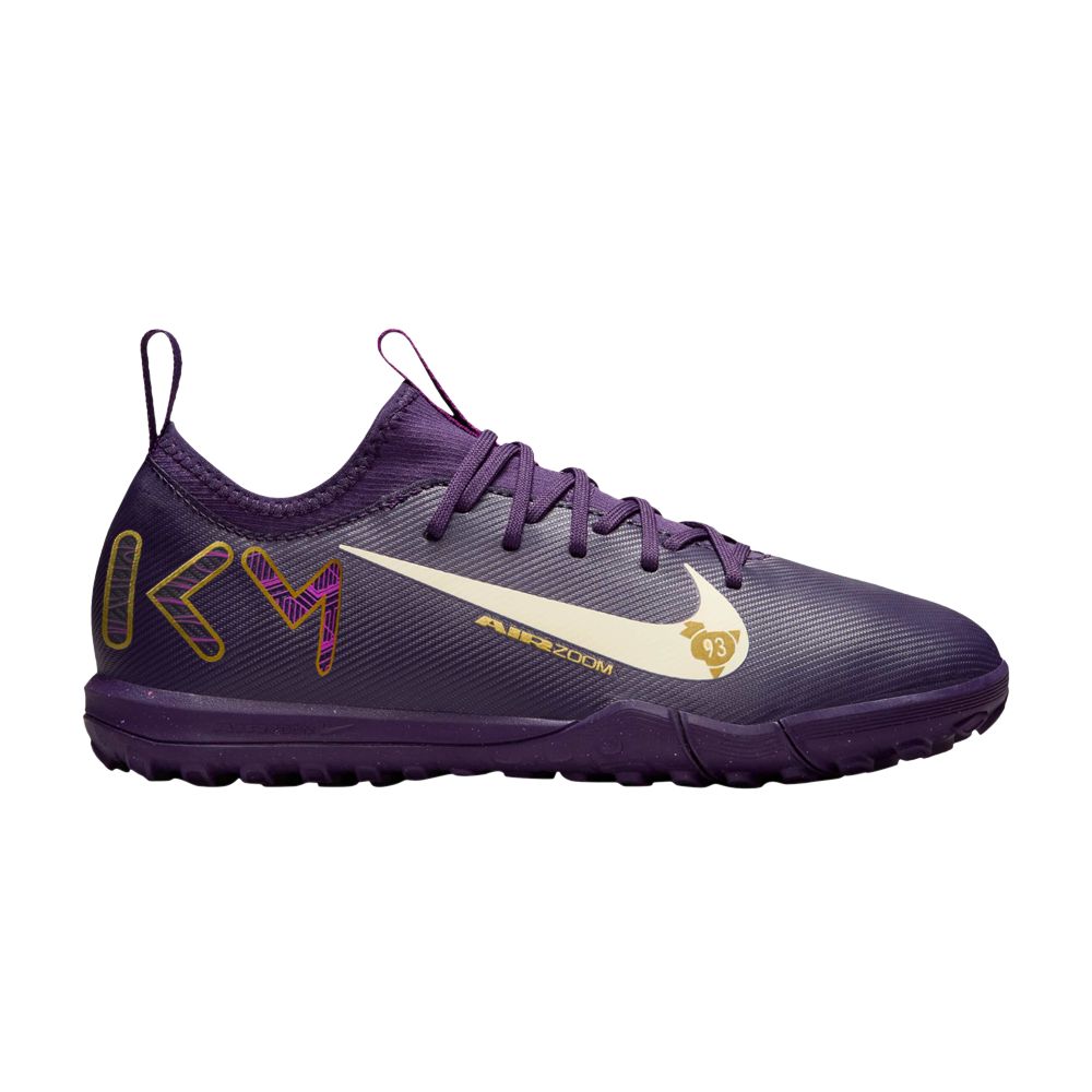 Pre-owned Nike Kylian Mbappé X Zoom Mercurial Vapor 16 Academy Tf Gs 'grand Purple' | Kid's Size 4.5