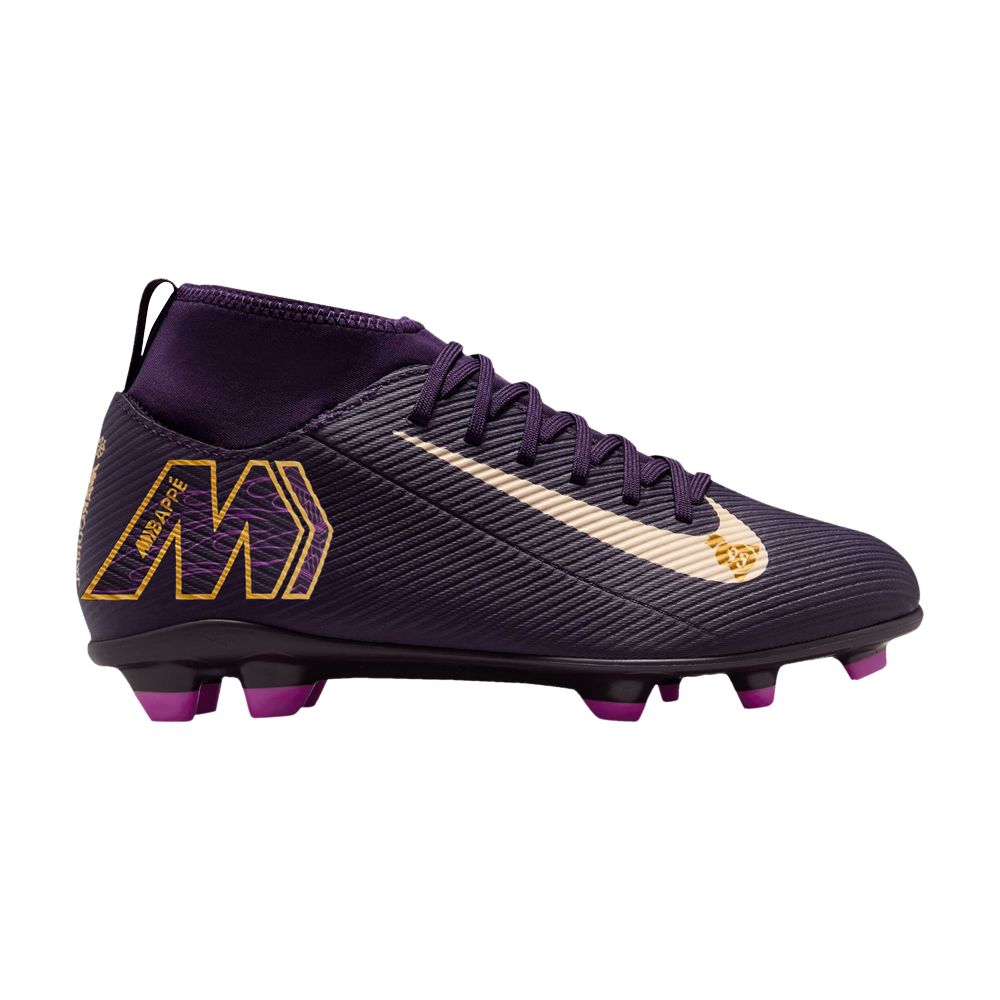 Pre-owned Nike Kylian Mbappé X Mercurial Superfly 10 Club Mg Gs 'grand Purple' | Kid's Size 3