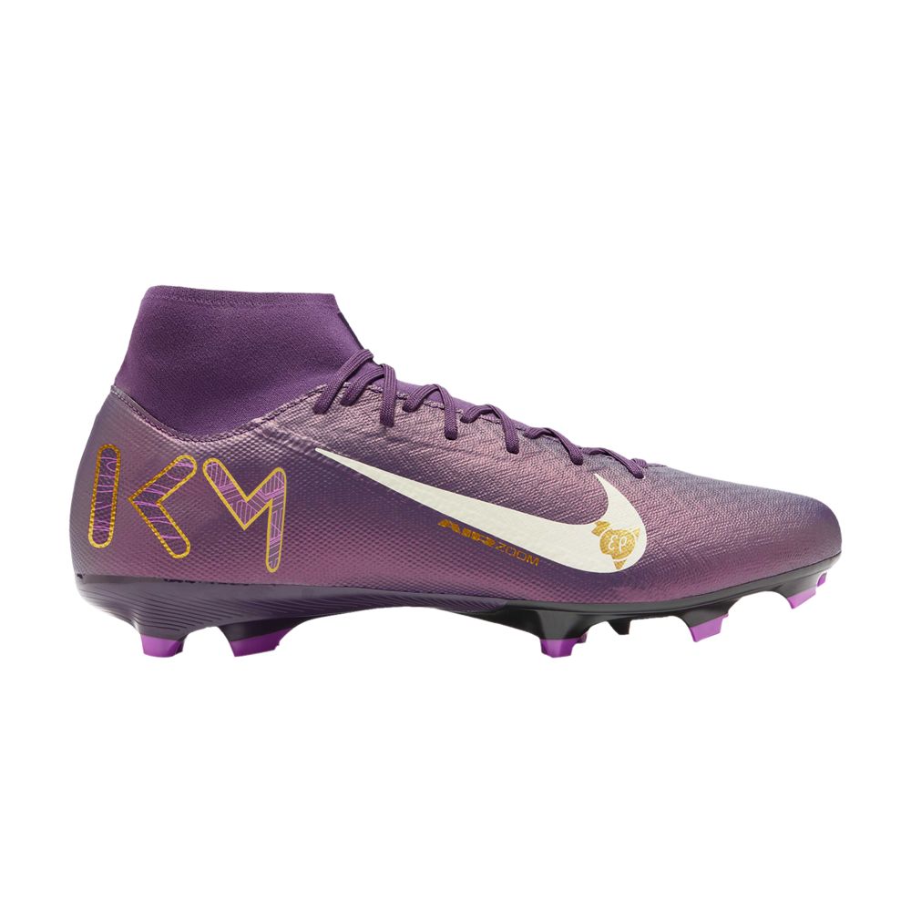 Pre-owned Nike Kylian Mbappé X Zoom Mercurial Superfly 10 Academy Mg 'grand Purple' | Men's Size 12