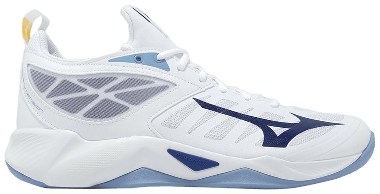 Mizuno Wave Dimension White Bellwether Blue