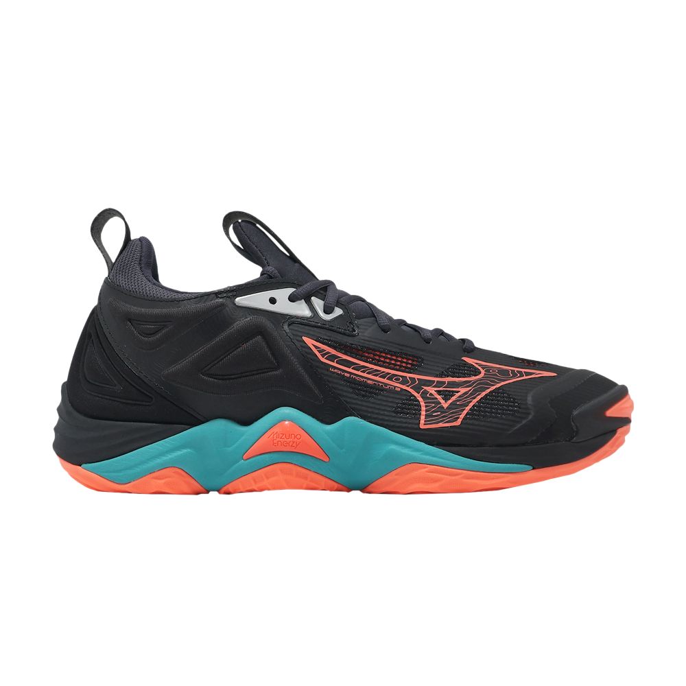 Pre-owned Mizuno Wave Momentum 3 'black Neon Flame' | Men's Size 12