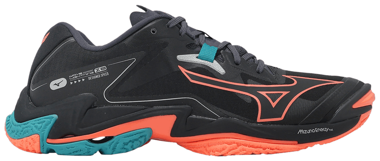 Mizuno Wave Lightning Z8 Black Neon Flame