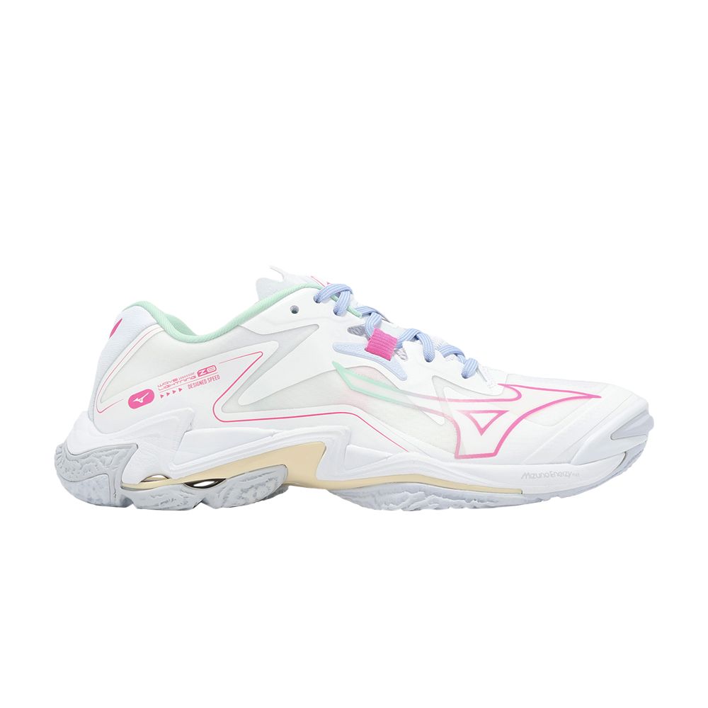 Pre-owned Mizuno Wave Lightning Z8 'white Pink' | Men's Size 8