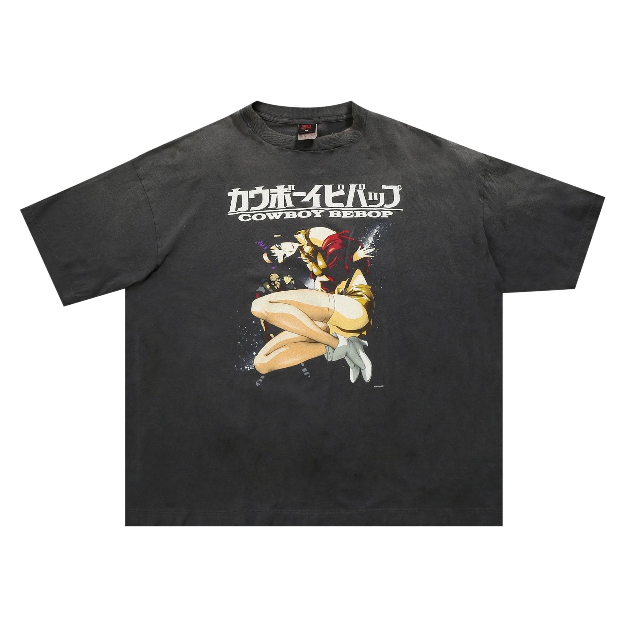 Pre-owned Saint Mxxxxxx X Cowboy Bebop Short-sleeve Tee 'black' | Men's Size Xxl