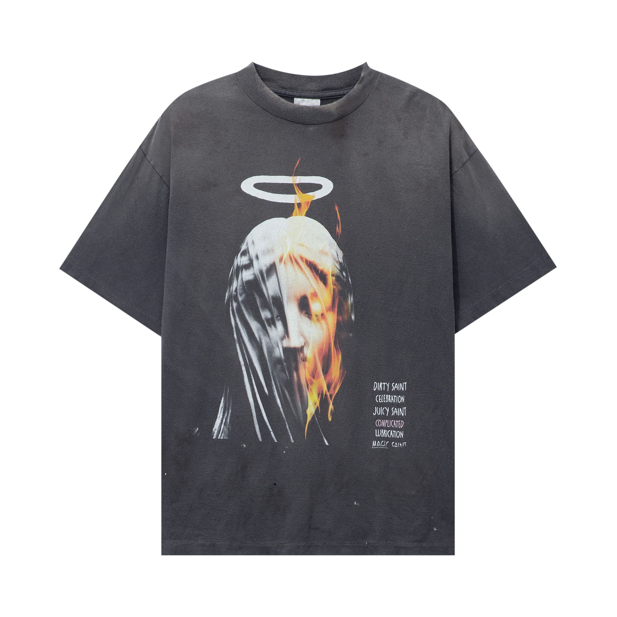 Pre-owned Saint Mxxxxxx Devil Daddy Short-sleeves T-shirt 'black' | Men's Size Xxl