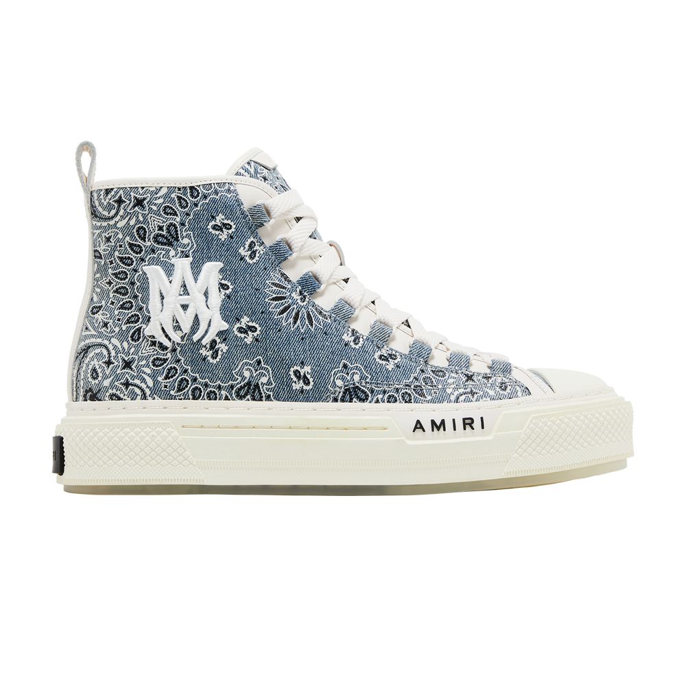 Pre-owned Amiri Court High 'bandana - Clay Indigo' | Blue | Men's Size 42