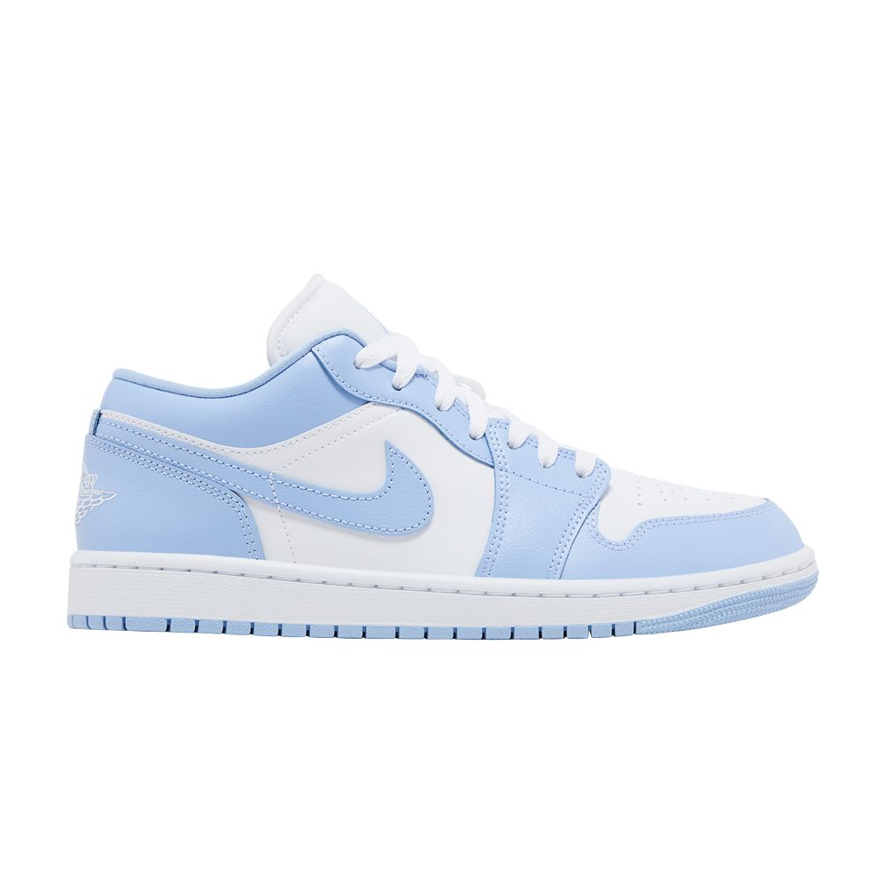 Pre-owned Air Jordan Wmns 1 Low 'aluminum' | Blue | Women's Size 6
