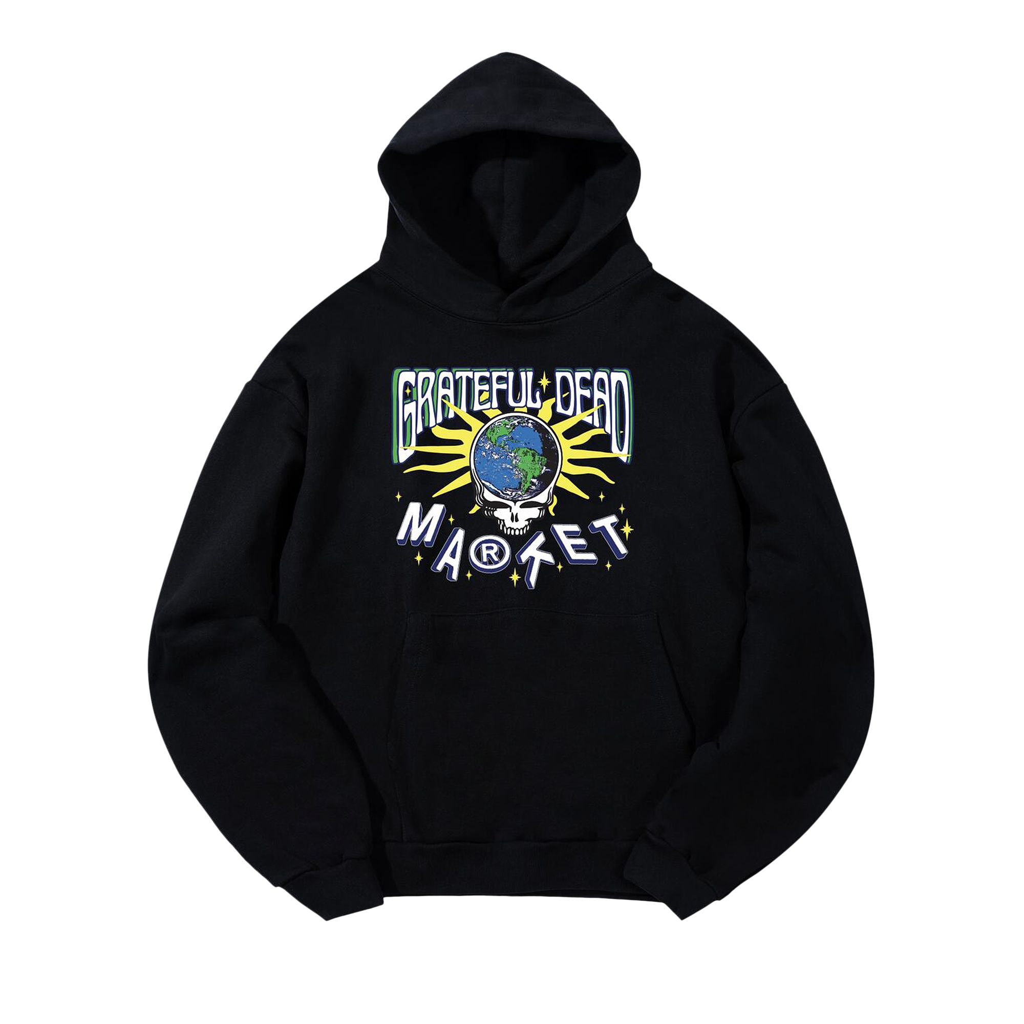 Pre-owned Market X Grateful Dead Protect Mother Earth Hoodie 'black' | Men's Size M