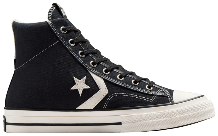 Converse Star Player 76 High Black Vintage White