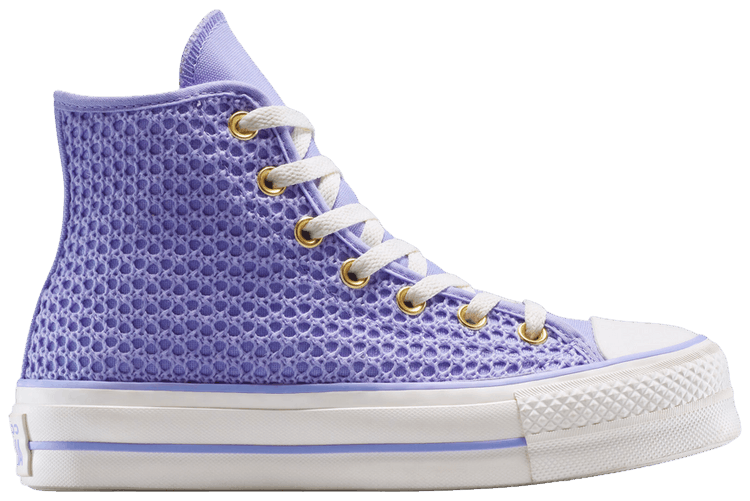 Converse Wmns Chuck Taylor All Star Lift Platform Knit High Violet Heat