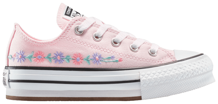 Converse Chuck Taylor All Star EVA Lift Platform Low PS Embroidered Florals