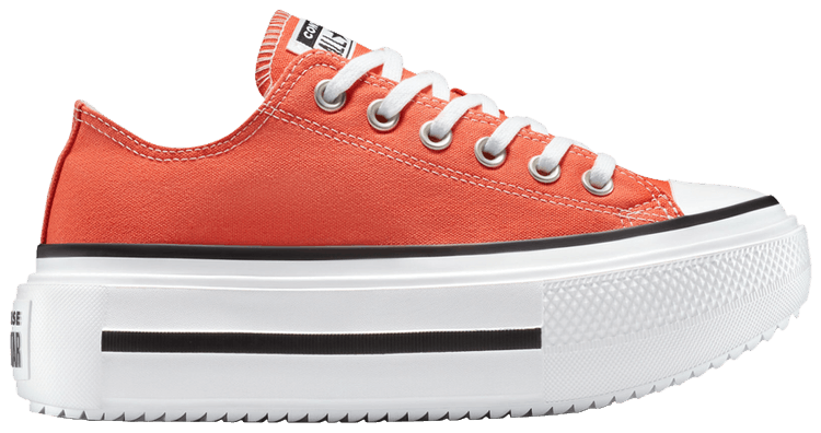Converse Chuck Taylor All Star Lift Double Stack Low Vermillion Red