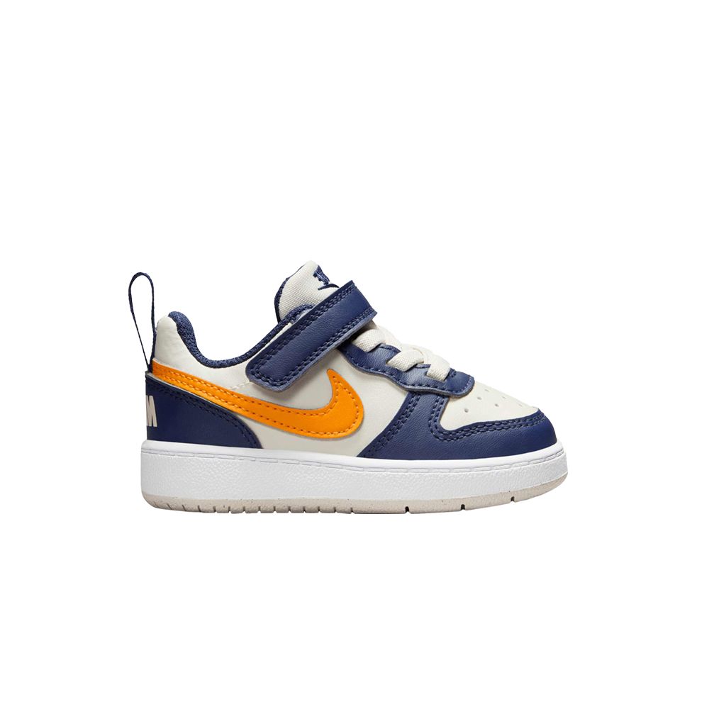 Nike Court Borough Low Recraft TD 'Midnight Navy Orange Peel' | Blue | Infant Size 4 - DV5458-126