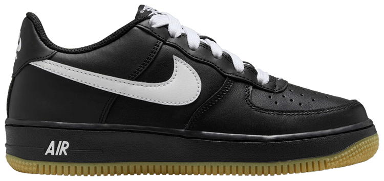Nike Air Force 1 LV8 GS Black White Gum