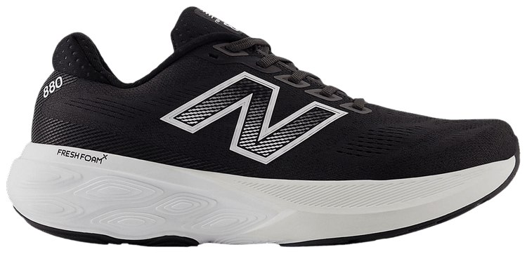 New Balance Fresh Foam X 880v15 2E Wide Black White Reflection