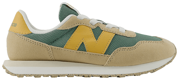 New Balance 237 Bungee Lace Little Kid Wide Dark Juniper Dried Apricot