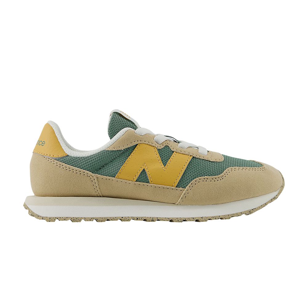Pre-owned New Balance 237 Bungee Lace Little Kid Wide 'dark Juniper Dried Apricot' | Green | Kid's Size 10.5