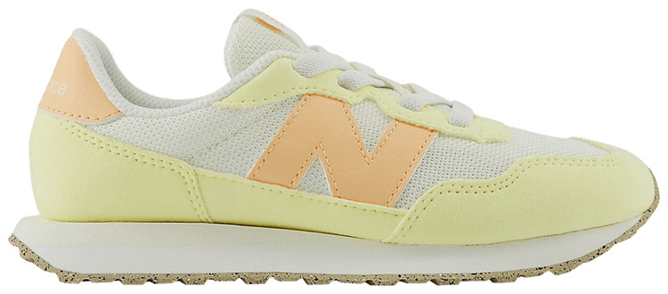 New Balance 237 Bungee Lace Little Kid Wide Yellow Peach Blossom Pink