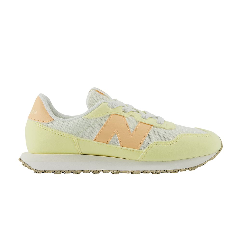 New Balance 237 Bungee Lace Little Kid Wide 'Yellow Peach Blossom Pink' | Kid's Size 13 - PH237HP-W