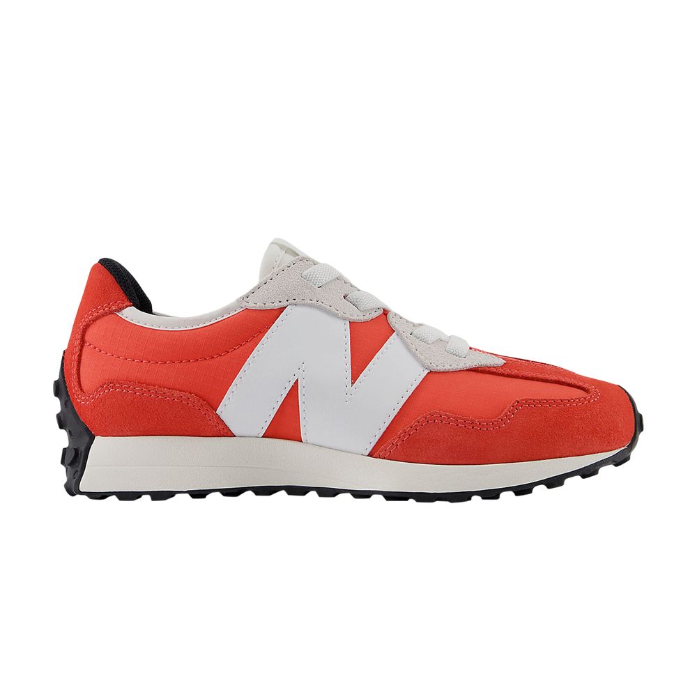 Pre-owned New Balance 327 Bungee Lace Little Kid Wide 'red White' | Kid's Size 1