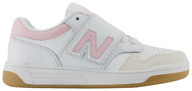 New Balance 480 Hook  Loop Little Kid Wide Orb Pink