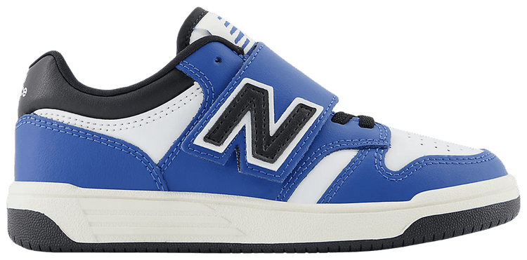 New Balance 480 Hook  Loop Little Kid Wide Blue Agate
