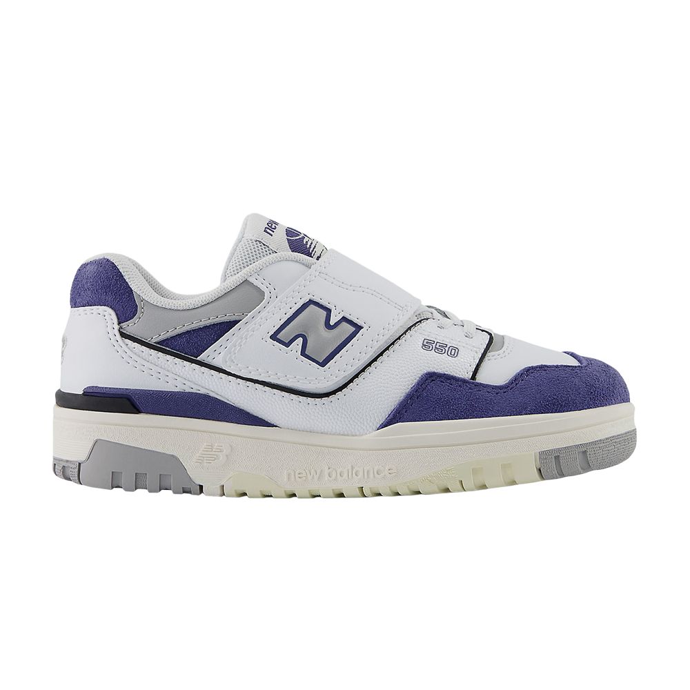 New Balance 550 Hook & Loop Little Kid 'White Raincloud Indigo' | Blue | Kid's Size 3 - PHB550BD