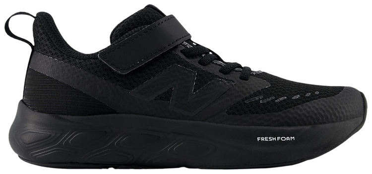 New Balance Fresh Foam 625 Bungee Lace Top Strap Little Kid Wide Black Phantom