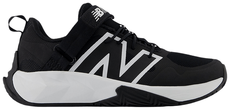 New Balance FuelCell Play Bungee Lace Top Strap Little Kid Wide Black White