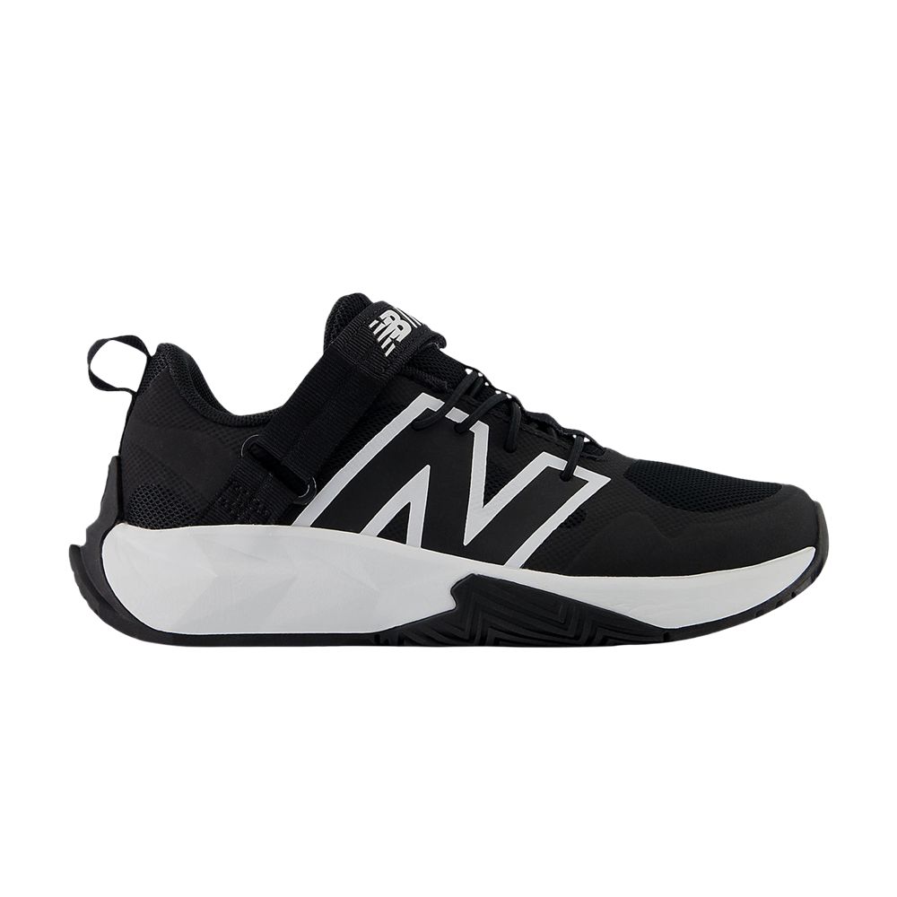 New Balance FuelCell Play Bungee Lace Top Strap Little Kid Wide 'Black White' | Kid's Size 13.5 - PTFCYBK-W