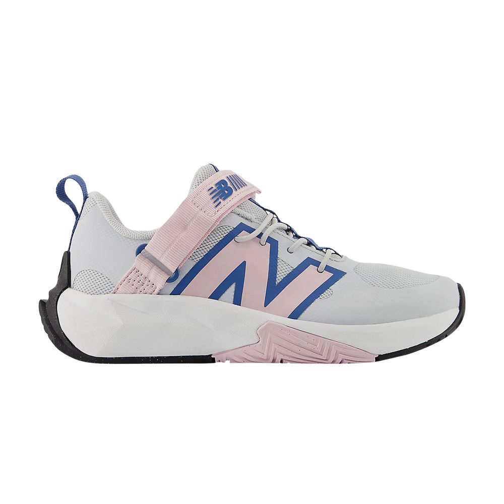 Pre-owned New Balance Fuelcell Play Bungee Lace Top Strap Little Kid Wide 'quartz Grey Rose Sugar' | Kid's Siz In Gray