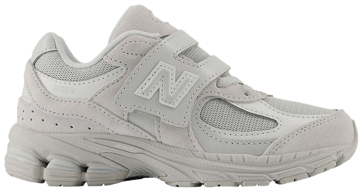New Balance 2002R Hook  Loop Little Kid Wide Grey Matter
